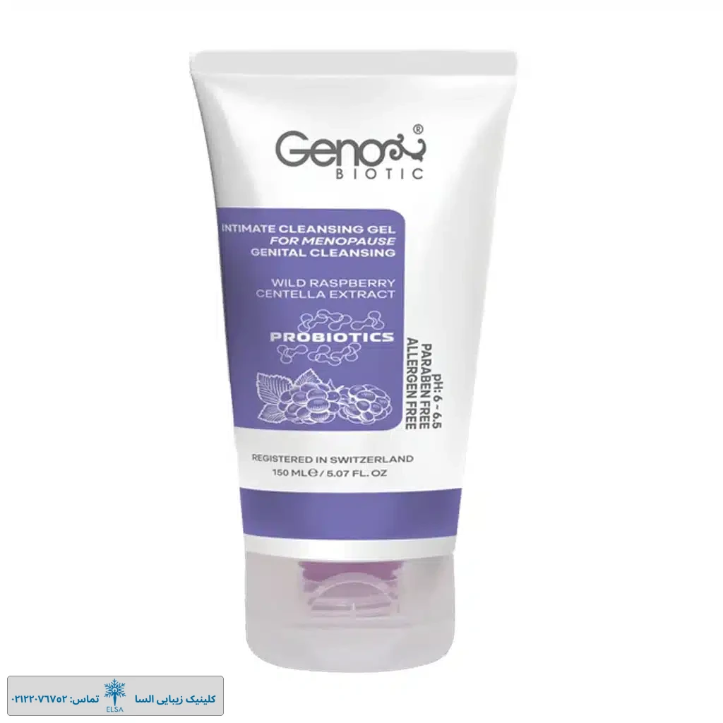 ژل بهداشتی پروبیوتیک بانوان یائسه ژنوبایوتیک 150 میلی لیتر