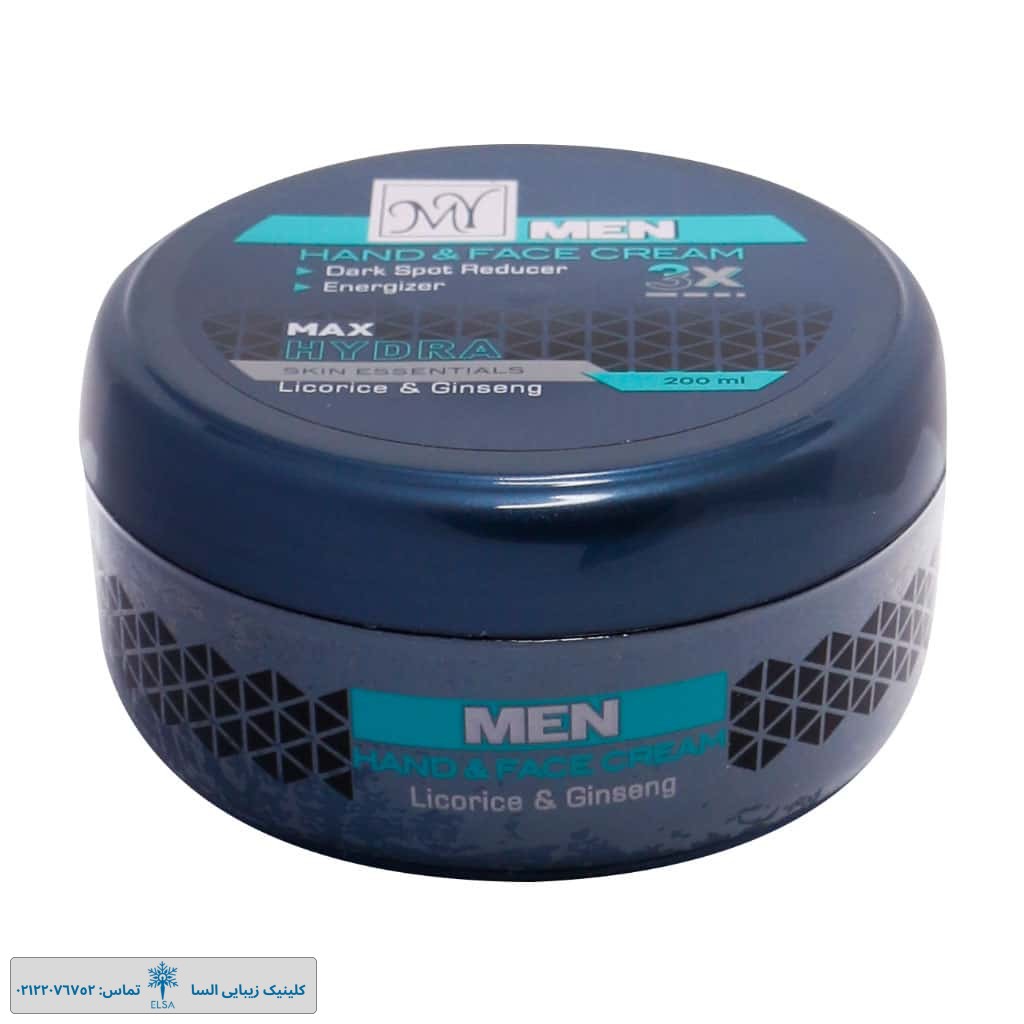 کرم مرطوب کننده دست و صورت مکس هیدرا مردانه مای 200 میلی لیتر