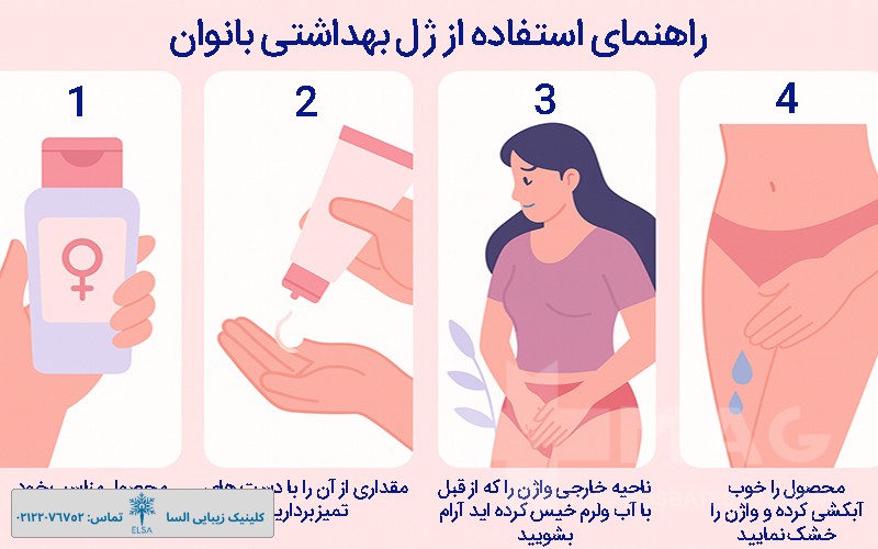 راهنمای استفاده از ژل بهداشتی بانوان